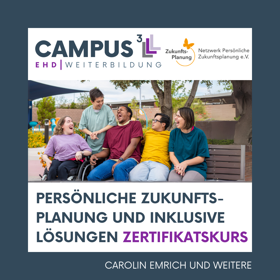 Seminar - Weiterbildung in Persönlicher Zukunftsplanung und inklusivem Handeln
